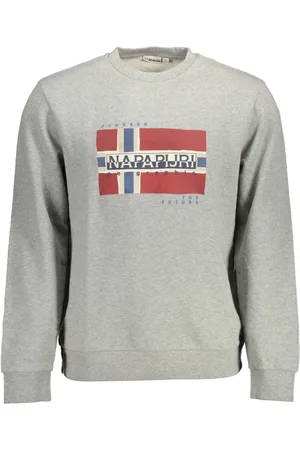 Napapijri Sweathshirts & Hoodies, Herre, Grå, XL, Tøj