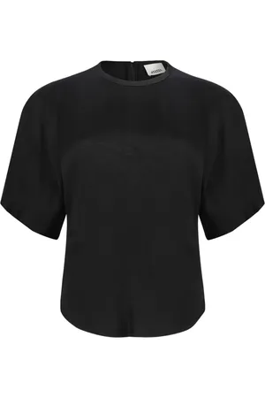Isabel Marant Top, Dame, Sort, S, Sort Karlita Top med Cut-Out Detaljer