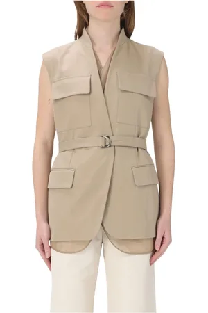 Brunello Cucinelli Jakke, Dame, , 3XS, Silkeærmet ærmeløs vest