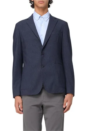 HUGO BOSS Jakke, Herre, Blå, 3XL, Blå Klassisk Blazer