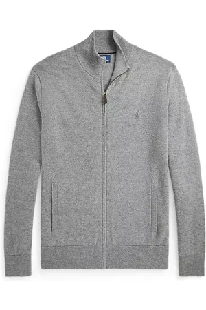 Ralph Lauren Strik, Herre, Grå, M, Bomuld, Afslappet Bomuldst-shirt