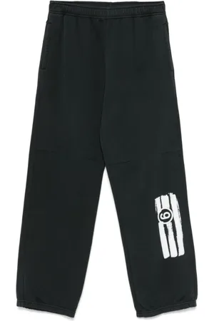 Maison Margiela Bukser, Dame, Sort, XS, Uld, Sorte Bukser med Elastik i Taljen