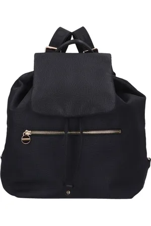 Borbonese Taske, Dame, Sort, ONE SIZE, Læder, Nylon Læder Rygsæk