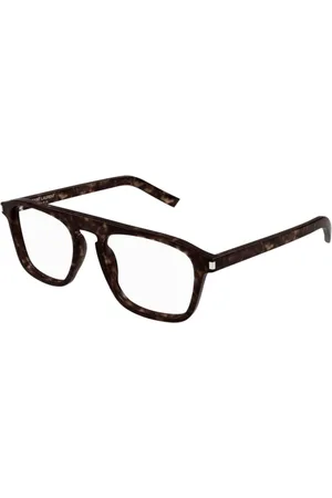 Saint Laurent Tilbehør, unisex, Brun, ONE SIZE, Uld, Firkantede solbriller