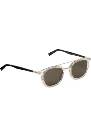 Dior Tilbehør, Herre, Flerfarvet, 49 MM, Uld, Moderne Gennemsigtige Solbriller
