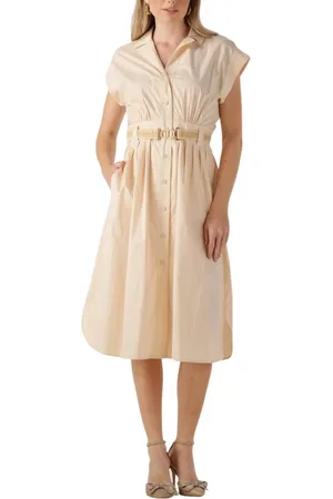 Twin-Set Kjole, Dame, , M, Uld, Elegant Maxi Kjole til Sommeren