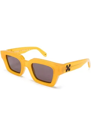 OFF-WHITE Tilbehør, unisex, Gul, 53 MM, Tyl, Oeri008 1807 Solbriller