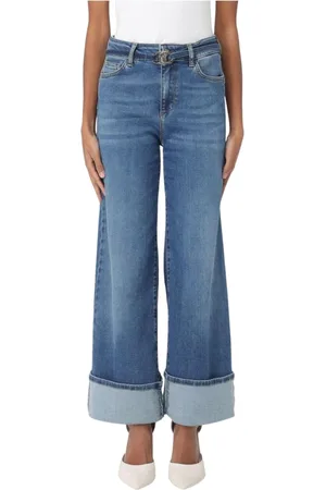 Liu Jo Jeans, Dame, Blå, W31, Bomuld, Klassiske Blå Bukser