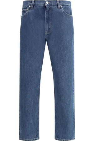 Dolce & Gabbana Jeans, Herre, Blå, XL, Straight Five-Pocket Jeans