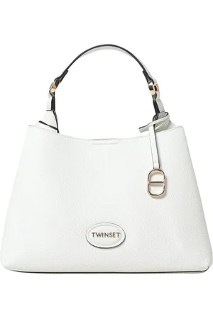 Twin-Set Taske, Dame, Hvid, ONE SIZE, Uld, Elegant Hobo Håndtaske