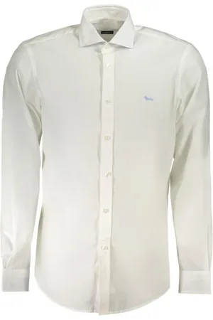 HARMONT&BLAINE Skjorte, Herre, Hvid, 3XL, Bomuld, Hvid Bomuldsskjorte