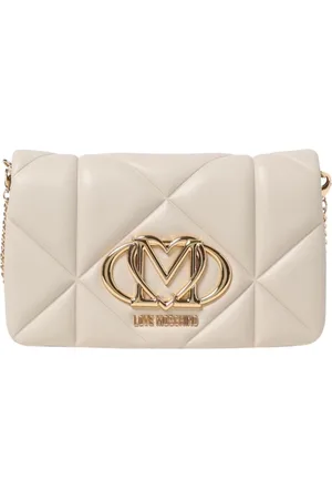 Moschino Taske, Dame, , ONE SIZE, Uld, Quiltet Crossbody Taske Kæde Strop