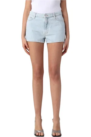 Chiara Ferragni Shorts, Dame, Blå, W26, Denim, Klassiske Denim Shorts