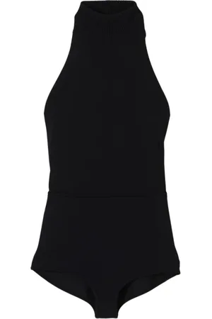 Max Mara Top, Herre, Sort, XS, Sort Strik Halter Top