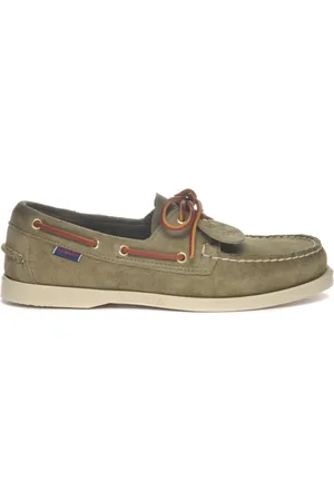 SEBAGO Sko, Herre, Grøn, 40 EU, Grønne flade sko