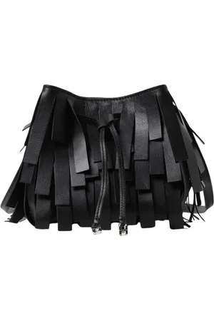 Hogan Taske, Dame, Sort, ONE SIZE, Læder, Sort Læder Crossbody Taske