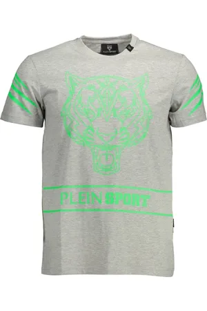 Philipp Plein Top, Herre, Grå, S, Kortærmet Herre T-shirt Grå