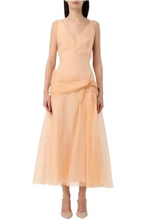 DEL CORE Kjole, Dame, , XS, Organza, Elegant Organza Midi Kjole