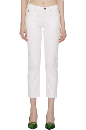 John Richmond Jeans, Dame, Hvid, W27, Bomuld, Skinny basic mid-rise jeans