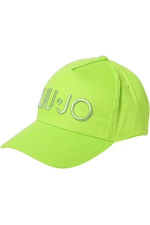Liu Jo Tilbehør, Dame, Grøn, ONE SIZE, Bomuld, Broderet Logo Baseball Cap