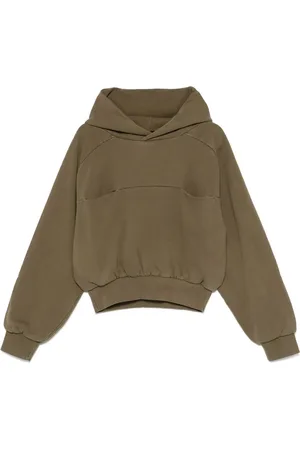 Entire Studios Sweathshirts & Hoodies, Dame, Brun, XS, Uld, Militær Dobbelt Hætte Jakke