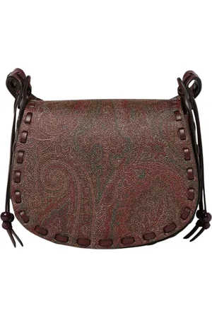Etro Taske, Dame, Brun, ONE SIZE, Læder, Luksus Læder Crossbody Taske
