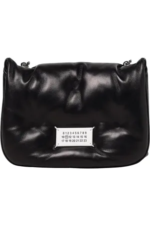 Maison Margiela Taske, Dame, Sort, ONE SIZE, Læder, Sort Quiltet Læder Mini Taske