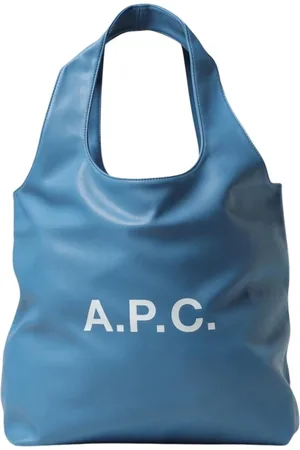 A.P.C. Taske, Dame, Blå, ONE SIZE, Uld, Blå Skuldertaske Elegant Alsidigt Tilbehør