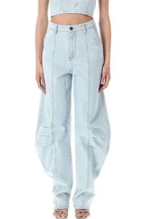 ROTATE Jeans, Dame, Blå, XS, Denim, Cargo Denim Bukser