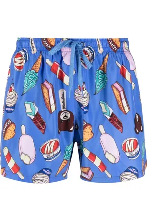 Moschino Badetøj, Herre, Flerfarvet, L, Polyester, Kort badetøj