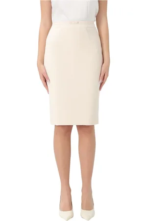 Elisabetta Franchi Nederdel, Dame, , S, Uld, Stilfuld Nederdel Gonna til Kvinder