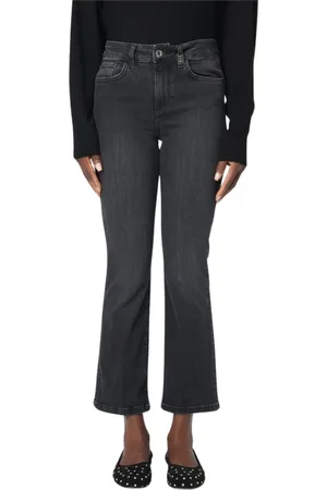 Liu Jo Jeans, Dame, Sort, W28, Sorte Bootcut Jeans til Kvinder
