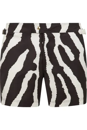 Tom Ford Badetøj, Herre, Flerfarvet, XL, Uld, Badetøj med print, badedragt stil