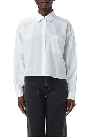 A.P.C. Bluser & Skjorter, Dame, Hvid, M, Bomuld, Hvid Oxford Skjorte Løs Pasform