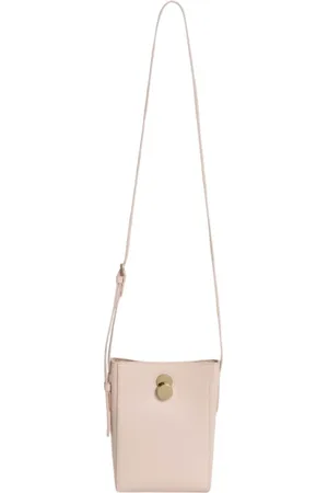 Fabiana Filippi Taske, Dame, Lyserød, ONE SIZE, Læder, Rosa Læder Crossbody Mini Taske