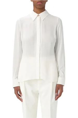 Elisabetta Franchi Bluser & Skjorter, Dame, , XS, Silke Kravebluse Elegant Stil