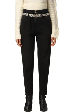 Liu Jo Jeans, Dame, Sort, W31, Uld, Sorte Straight Leg Jeans