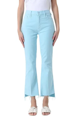 Mother Jeans, Dame, Blå, W28, Denim, Klassiske Flare Jeans Blå Kvinde