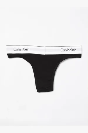 Calvin Klein Undertøj, Dame, Sort, M, Bomuld, Sort bomuld stræk g-streng undertøj