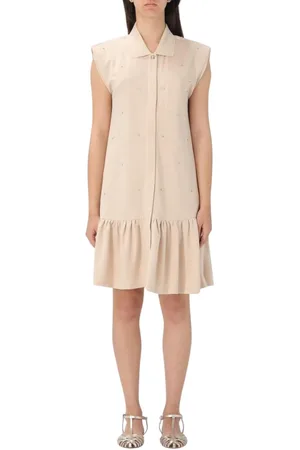 Liu Jo Kjole, Dame, , S, Ruffle Hem Silkekjole Mini