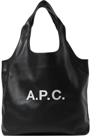 A.P.C. Taske, Dame, Sort, ONE SIZE, Læder, Sort lædertaske
