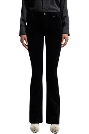 7 for all Mankind Jeans, Dame, Sort, W29, Velvet Flared Jeans