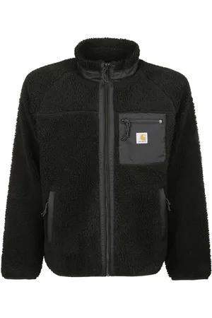 Carhartt Jakke, Herre, Sort, M, Nylon, Kraftig Fleecejakke med Nylon Detaljer