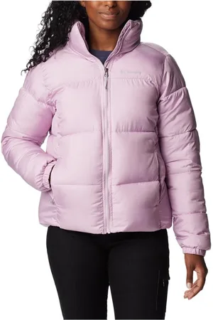 Columbia Jakke, Dame, Lilla, S, Uld, Lilla Puffect Jakke