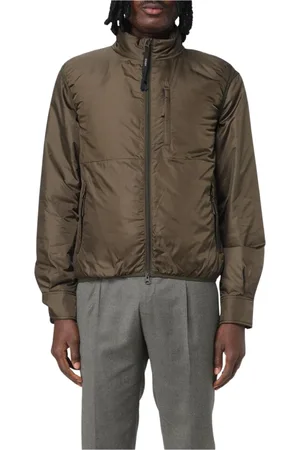 Aspesi Jakke, Herre, Brun, XL, Polyester, Elegant Pakkebar Jakke