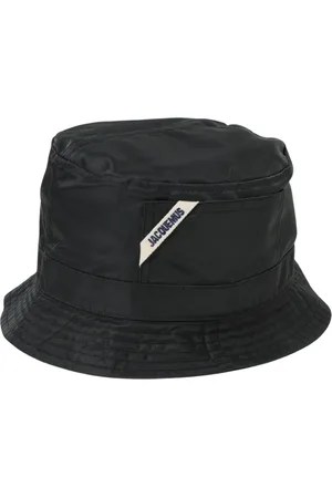 Jacquemus Tilbehør, Dame, Sort, 60 CM, Uld, Sort Bucket Hat Kvinder Stilfuldt Tilbehør