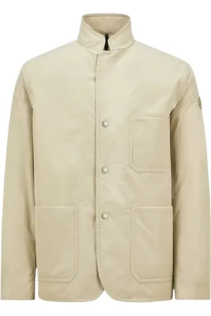 Moncler Jakke, Herre, , 2XL, Uld, Lys Dunskjortejakke