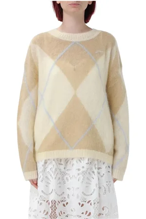 Ganni Strik, Dame, , 2XS, Uld, Farverig Mohair Pullover Sweater