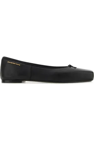 Alexander Wang Sko, Dame, Sort, 40 EU, Læder, Sort læder Ballerina sko