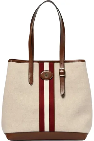 Bally Taske, Dame, , ONE SIZE, Læder, Lærred Læder Tote Taske